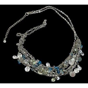 Mermaidcore Glam Layered Chain Necklace With Charm Layer